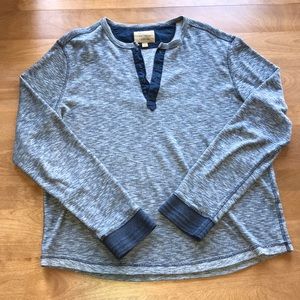 Lucky Brand Long Sleeve Henley / Large